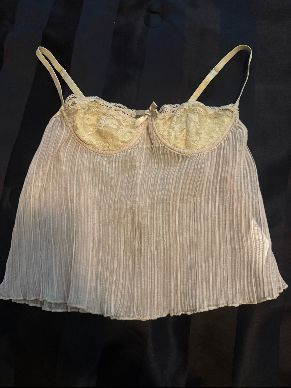 Lace sheer top